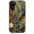 Coque noire taperso pour OnePlus Nord CE5 avec motif paon tropical protection antichoc personnalisée