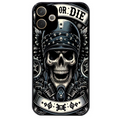 Coque noire taperso pour OPPO A5 PRO 4G et 5G avec motif mort motard protection antichoc personnalisée