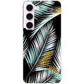 Coque taperso pour galaxy S21 et PLUS ULTRA FE avec motif palmier noir protection antichoc personnalisée