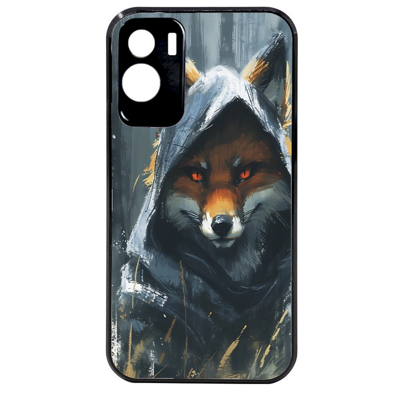 Coque noire taperso pour Honor 70 LITE 90 et LITE avec motif renard fox des bois protection antichoc personnalisée