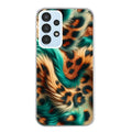 Coque taperso pour Galaxy A13 4G et 5G A23 A53 avec motif effet fourrure leopard 3 protection antichoc personnalisée