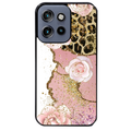 Coque noire taperso pour Moto Edge 60 et Neo Fusion Pro avec motif marbre fleur leopard protection antichoc personnalisée