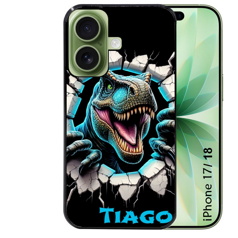 Coque pour Iphone 18 / PRO / PRO MAX / 18E personnalisée dino T Rex