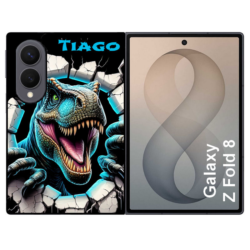 Coque pour Z FOLD 8 personnalisée dino T Rex