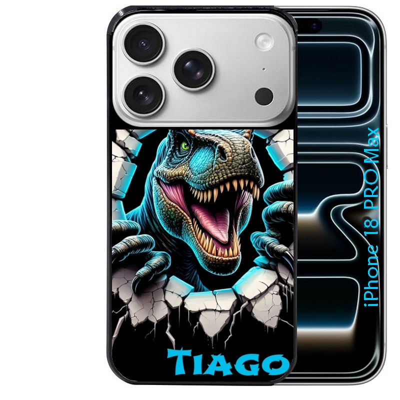 Coque pour Iphone 18 / PRO / PRO MAX / 18E personnalisée dino T Rex