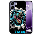 Coque pour Oppo A6 A6 A6K personnalisée dino T Rex