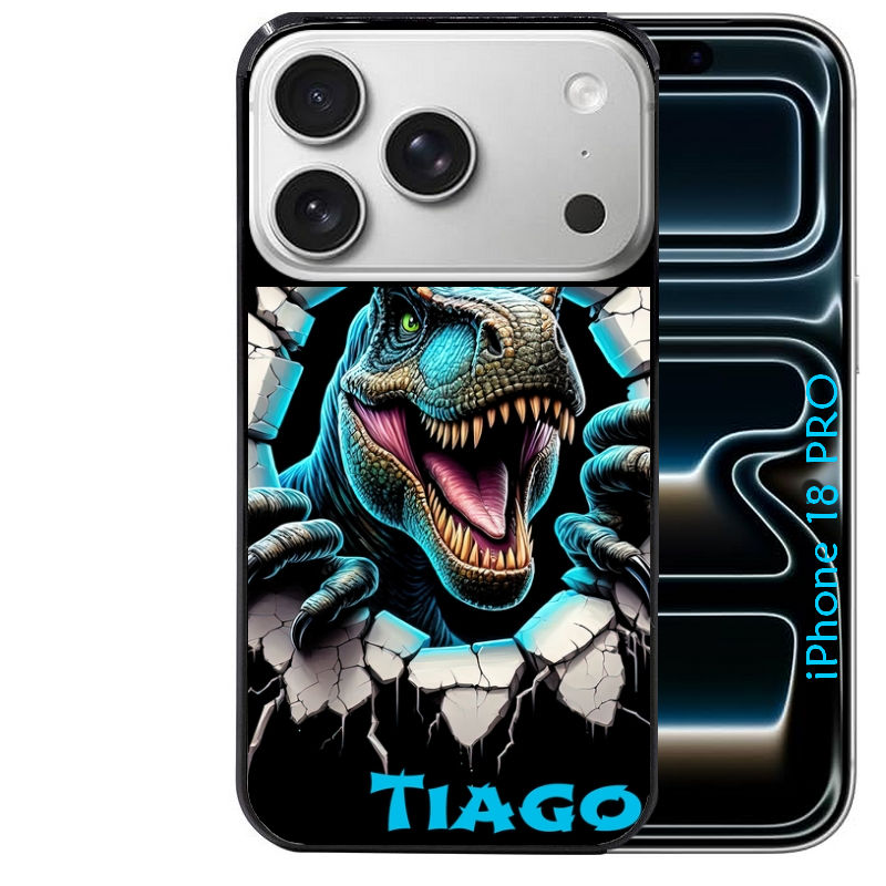 Coque pour Iphone 18 / PRO / PRO MAX / 18E personnalisée dino T Rex
