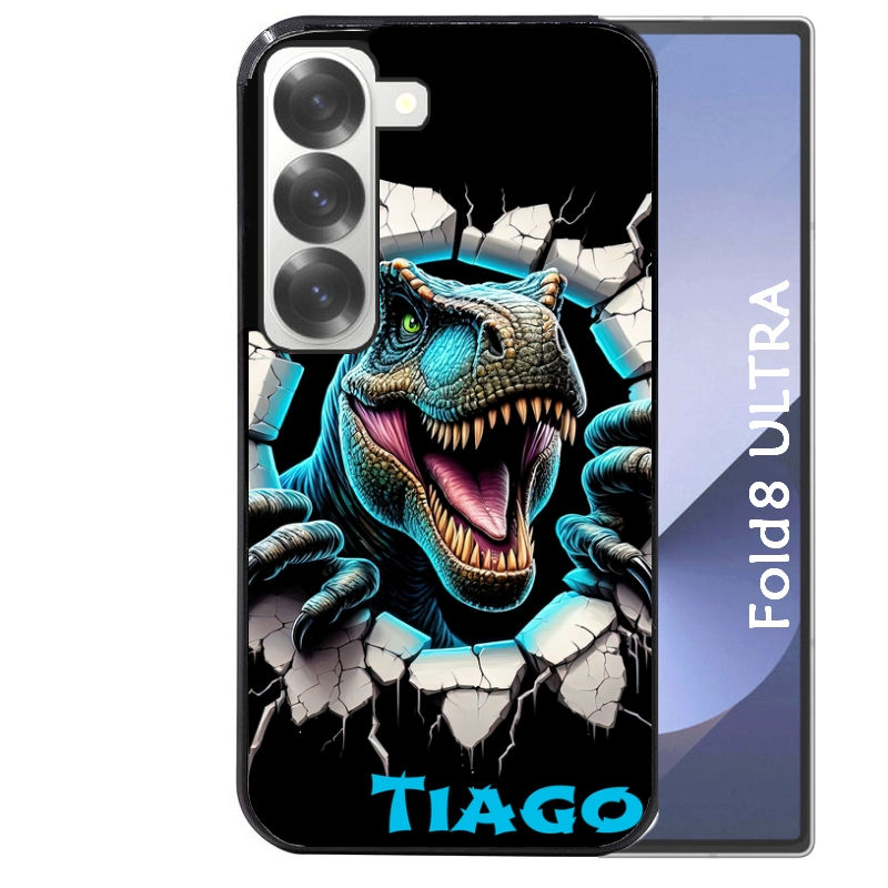 Coque pour Z Fold 8 / ULTRA personnalisée dino T Rex