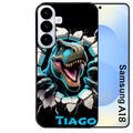 Coque pour Galaxy A08 A18 A28 A38 A58 personnalisée dino T Rex