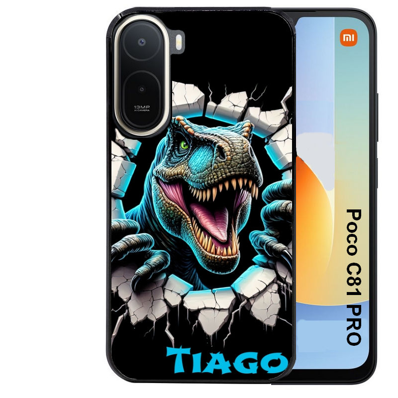 Coque pour POCO C81 PRO personnalisée dino T Rex