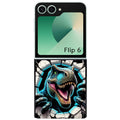 Coque pour Z FLIP 6 7 8 personnalisée dino T Rex