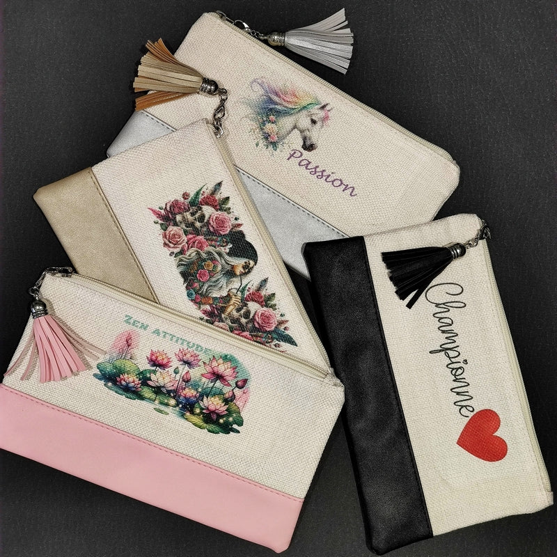 Pochette personnalisée motif maitresse au top