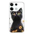Coque taperso pour POCO X6 5G avec motif chat eyes protection antichoc personnalisée