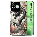 Coque noire pour Honor 600 LITE avec motif dragon japan protection antichoc personnalisée