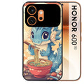 Coque noire taperso pour Honor 600 et 600 PRO avec motif dragon ramen 2 protection antichoc personnalisée