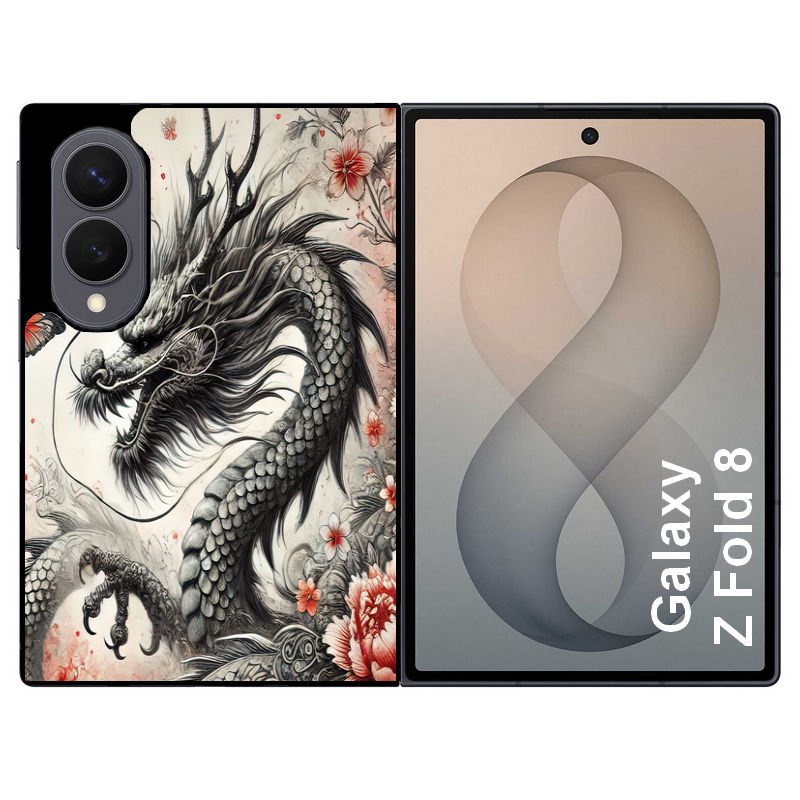 Coque pour Z FOLD 8 dragon japan