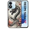 Coque pour Redmi Note 17 et PRO 4G 5G Max dragon japan