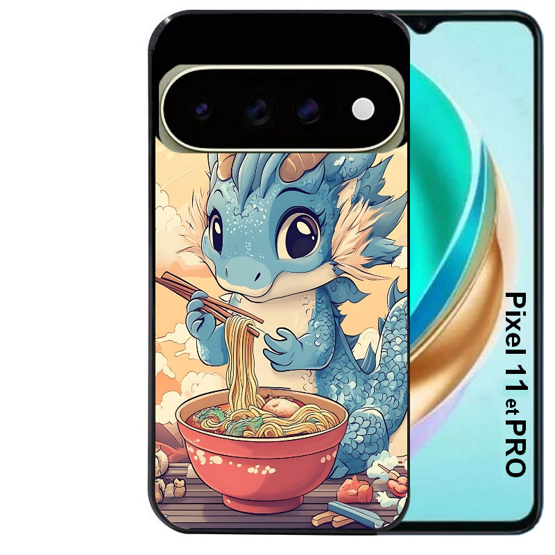 Coque pour Pixel 10 / 11 / PRO / XL dragon ramen 2