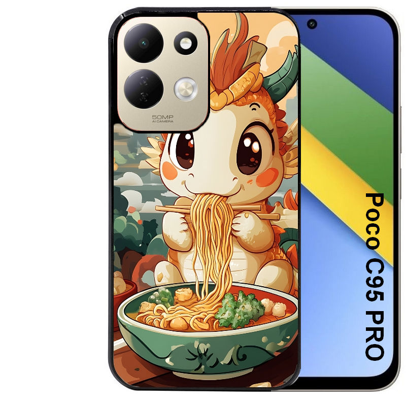 Coque pour POCO C95 PRO dragon ramen 3