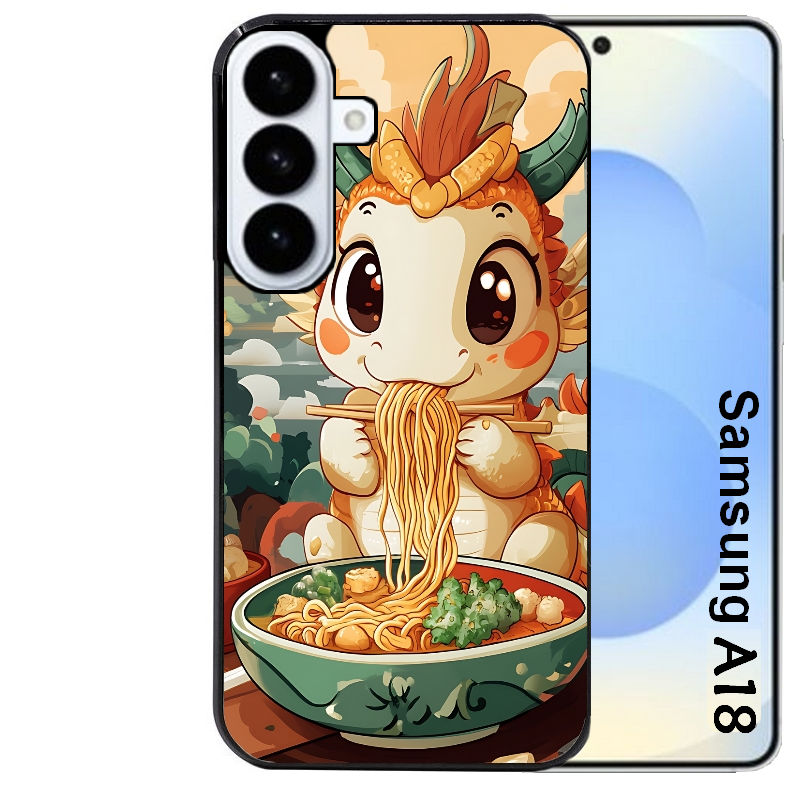 Coque pour Galaxy A08 A18 A28 A38 A58 dragon ramen 3