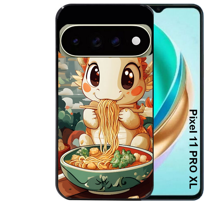 Coque pour Pixel 10 / 11 / PRO / XL dragon ramen 3