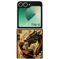 Coque pour Z FLIP 6 7 8 dragon ramen vintage