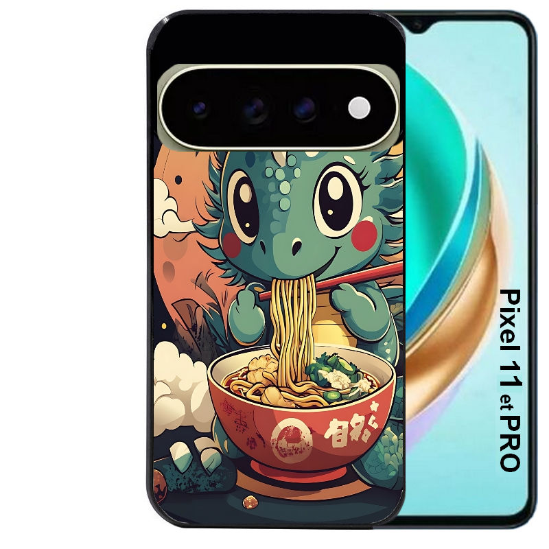 Coque pour Pixel 10 / 11 / PRO / XL dragon ramen 1