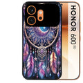 Coque noire taperso pour Honor 600 et 600 PRO avec motif dreamcatcher et lune protection antichoc personnalisée