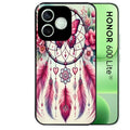 Coque noire pour Honor 600 LITE avec motif dreamcatcher et papillon protection antichoc personnalisée