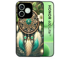 Coque noire pour Honor 600 LITE avec motif dreamcatcher talisman protection antichoc personnalisée