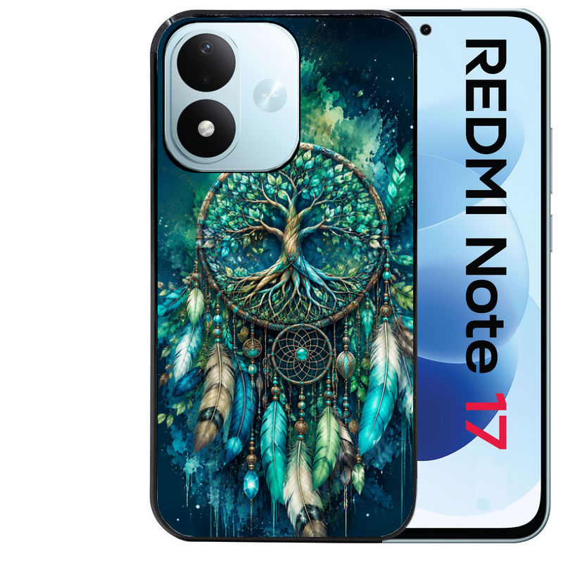 Coque pour Redmi Note 17 et PRO 4G 5G Max dreamcatcher arbre de vie
