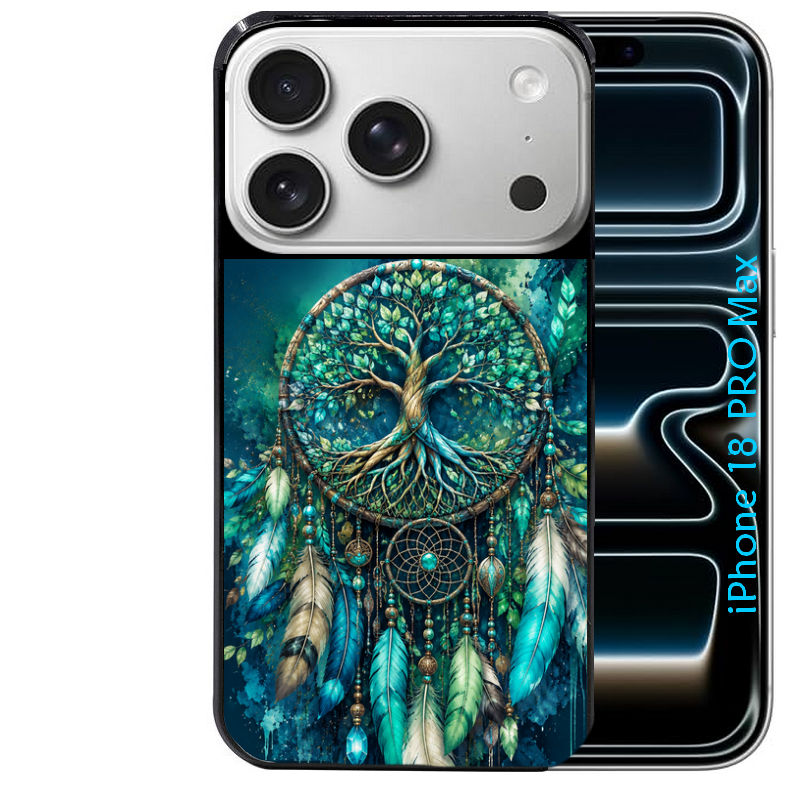 Coque pour Iphone 18 / PRO / PRO MAX / 18E dreamcatcher arbre de vie