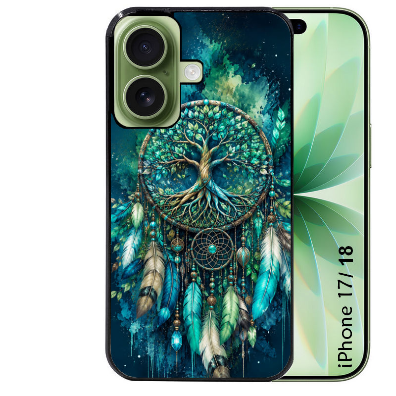 Coque pour Iphone 18 / PRO / PRO MAX / 18E dreamcatcher arbre de vie