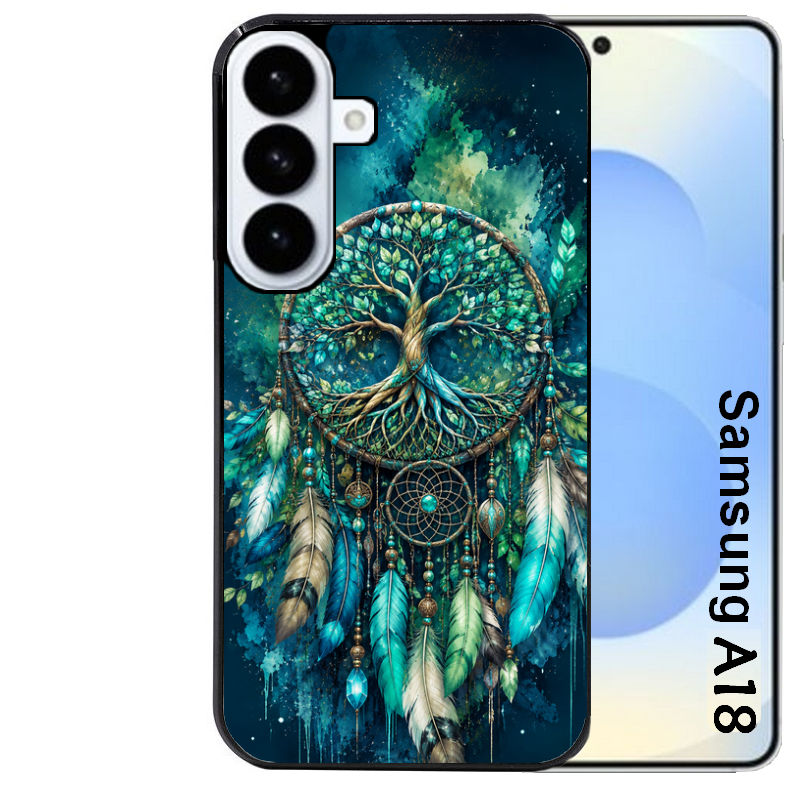 Coque pour Galaxy A08 A18 A28 A38 A58 dreamcatcher arbre de vie
