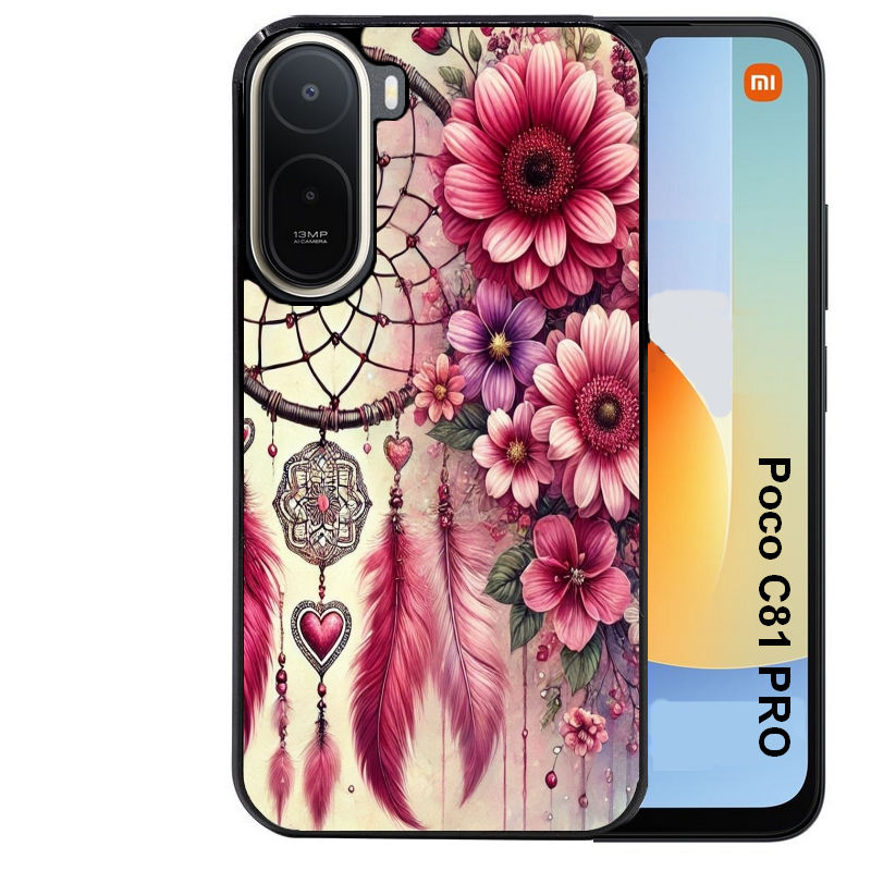 Coque pour POCO C81 PRO dreamcatcher et coeur