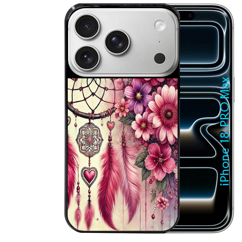Coque pour Iphone 18 / PRO / PRO MAX / 18E dreamcatcher et coeur