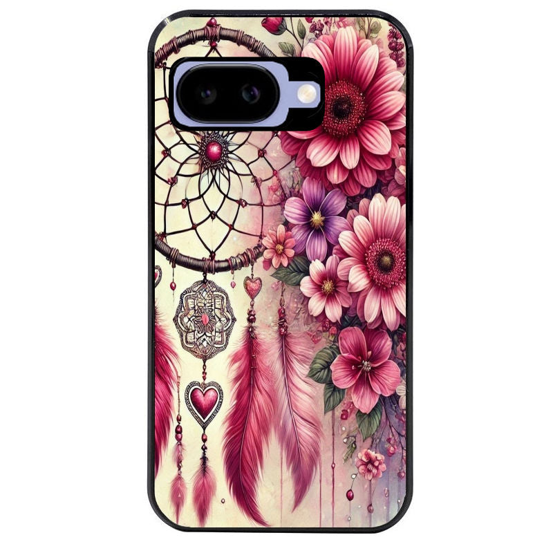 Coque pour Pixel 8A 9A 10A dreamcatcher et coeur