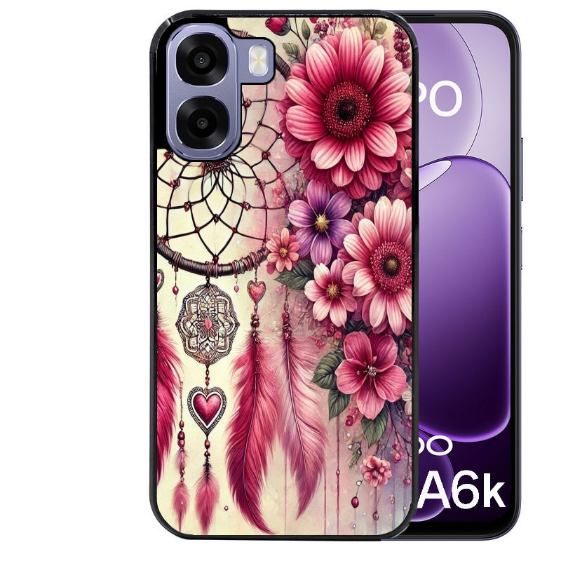 Coque pour Oppo A6 A6 A6K dreamcatcher et coeur