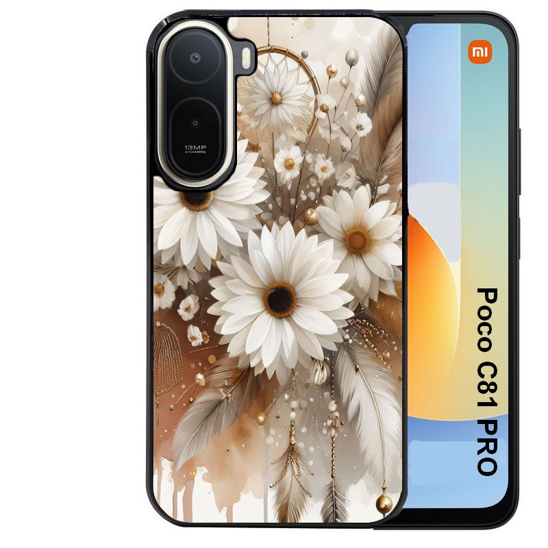 Coque pour POCO C81 PRO dreamcatcher marguerite