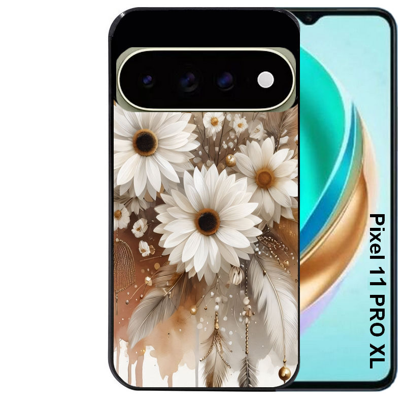 Coque pour Pixel 10 / 11 / PRO / XL dreamcatcher marguerite
