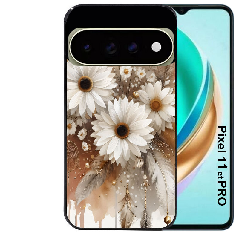 Coque pour Pixel 10 / 11 / PRO / XL dreamcatcher marguerite