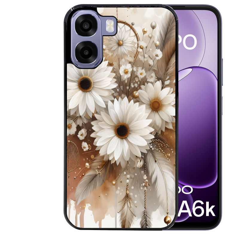 Coque pour Oppo A6 A6 A6K dreamcatcher marguerite