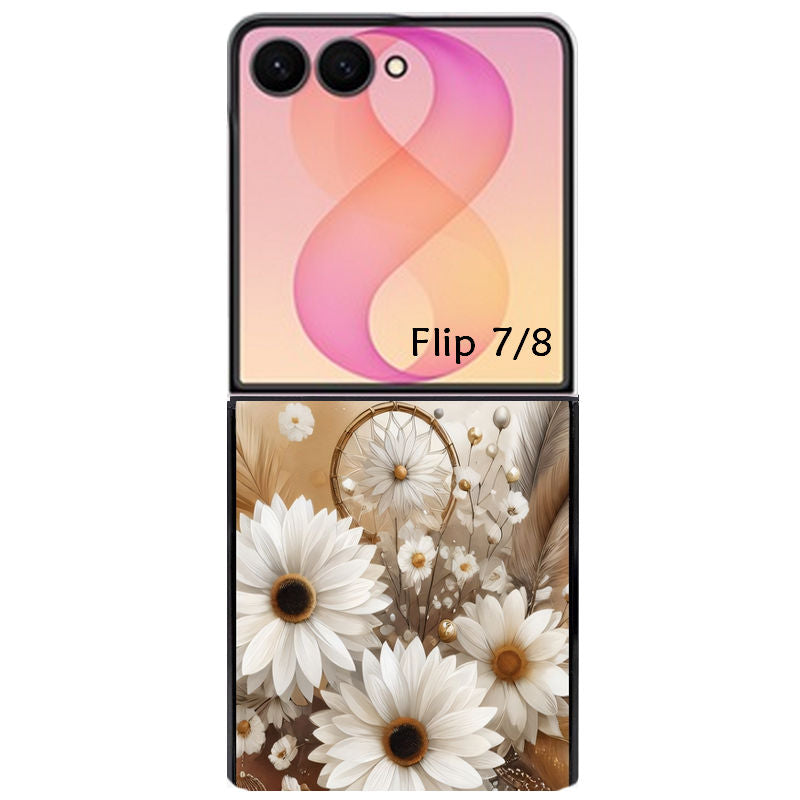 Coque pour Z FLIP 6 7 8 dreamcatcher marguerite
