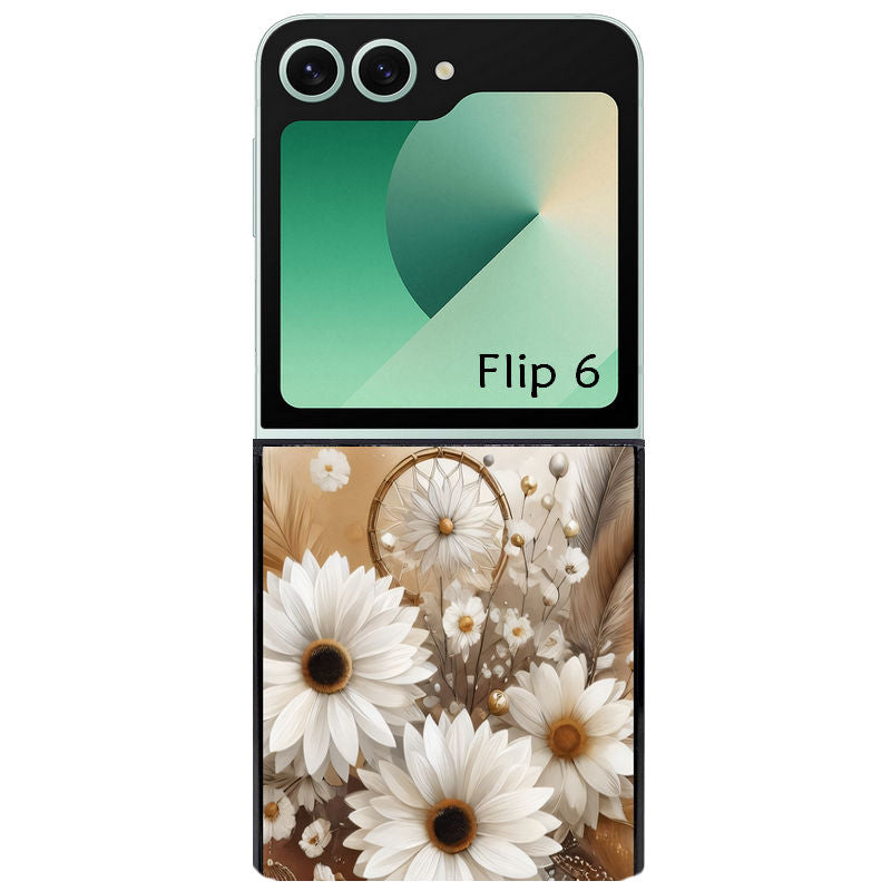 Coque pour Z FLIP 6 7 8 dreamcatcher marguerite