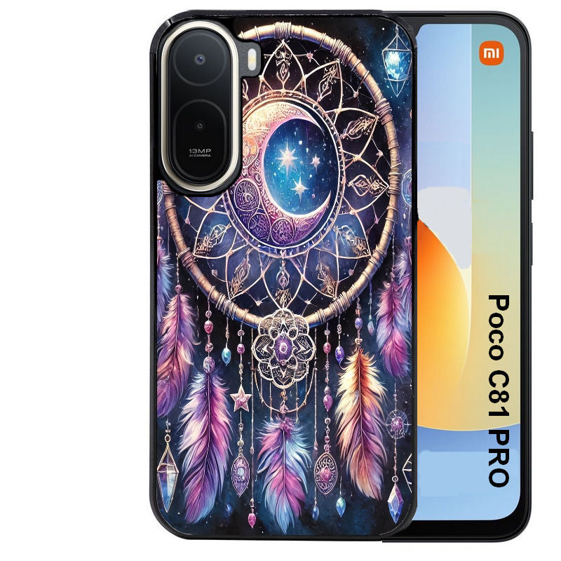 Coque pour POCO C81 PRO dreamcatcher et lune