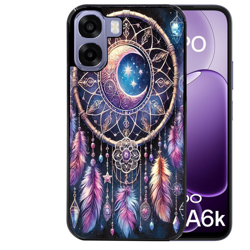 Coque pour Oppo A6 A6 A6K dreamcatcher et lune