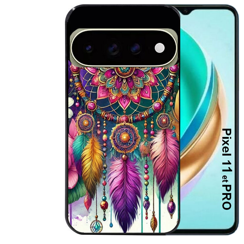Coque pour Pixel 10 / 11 / PRO / XL dreamcatcher et mandala