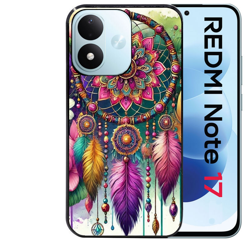 Coque pour Redmi Note 17 et PRO 4G 5G Max dreamcatcher et mandala