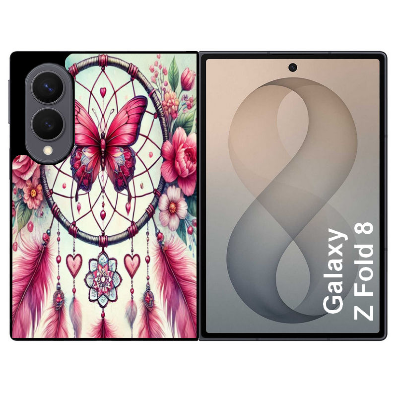Coque pour Z FOLD 8 dreamcatcher et papillon