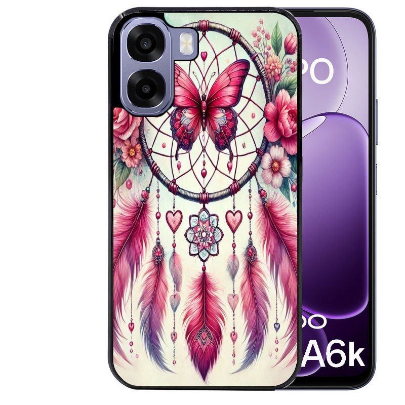 Coque pour Oppo A6 A6 A6K dreamcatcher et papillon